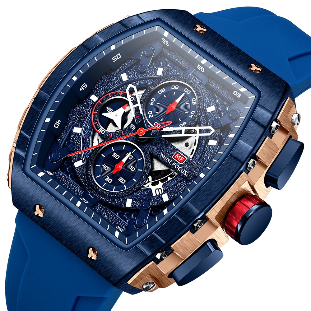 MINI FOCUS New Sport Watches for Men Luxury Fashion Silicone ...