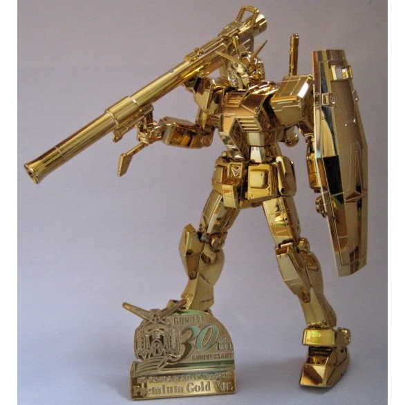 BANDAI HG 1/144 RX-78-2 Gundam ver.G30th Premium Gold version