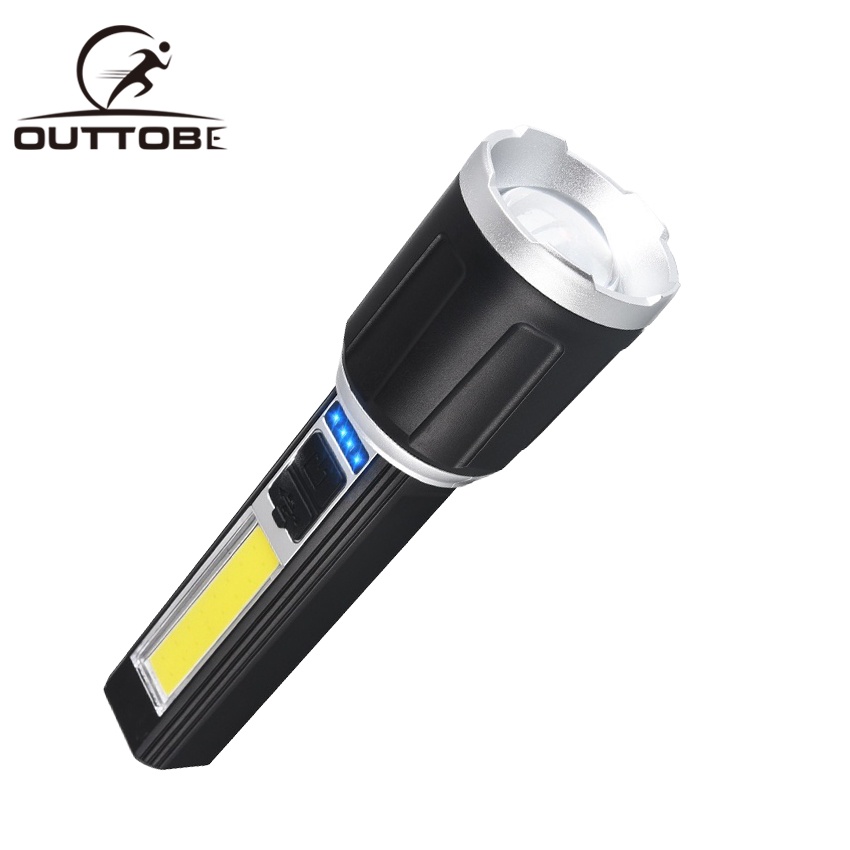 Outtobe Flashlight T6 Multifunctional Flashlight Super Bright LED Mini