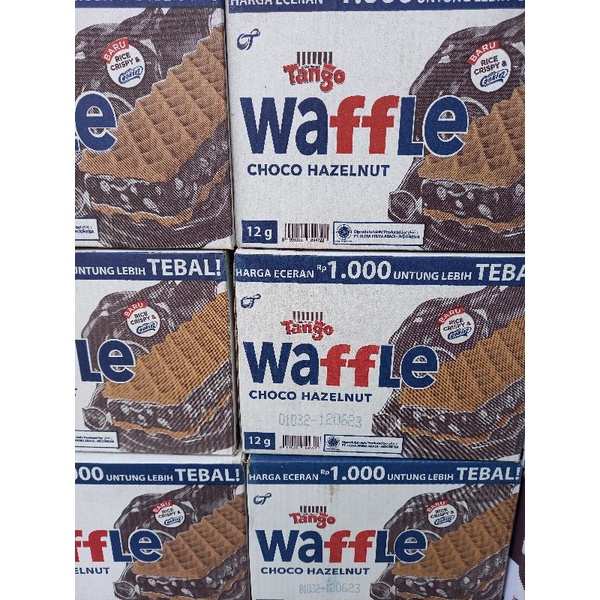 Tango waffle choco hazelnut 12gr Box (1 Box Contains 6 Boxes) | Shopee ...