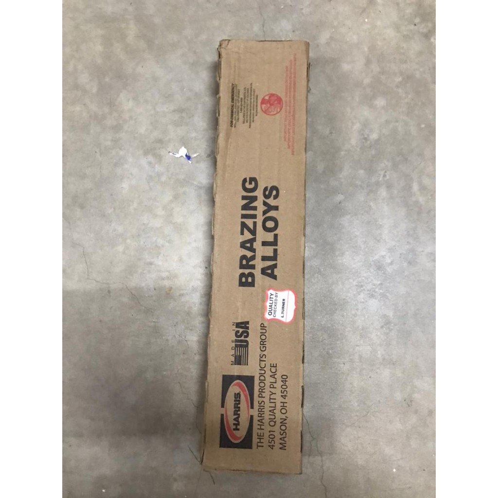 HARRIS Copper Brazing Alloy Rod / Welding Rod 0 Silver Phos Copper Rod