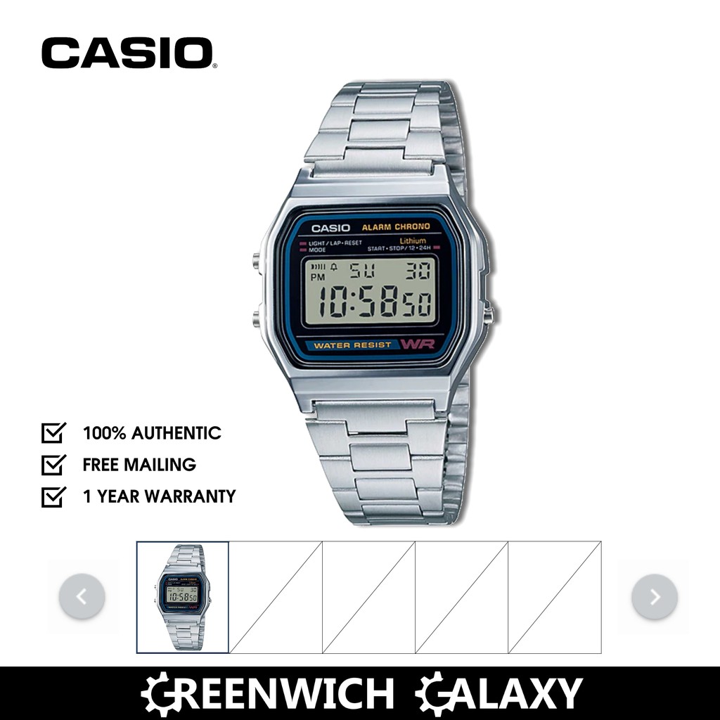 Casio Vintage Digital Watch (A158WA-1) | Shopee Malaysia