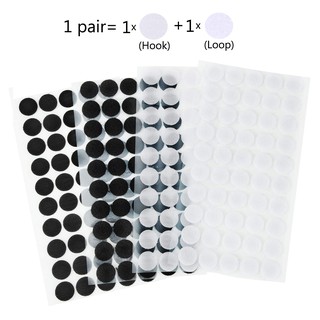 216Pair 15mm Velcro Dots Hook Loop Self Adhesive Fastener Coins Sticky Back Heavy  Duty Circles for Home Office Classroom