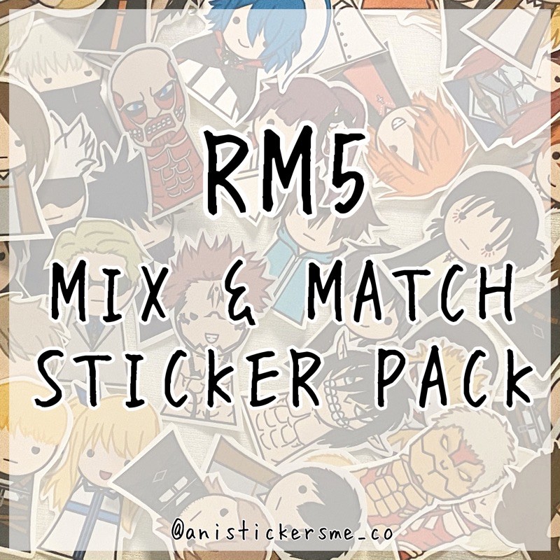 RM5 Mix and Match Pack | Shopee Malaysia