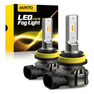 AUXITO 9012/HIR2 LED Light Bulbs, 30000LM 6500K Cool White, Long Lifespan,  Canbus Ready, HIR2/9012 Plug and Play Halogen Replacement for Fog Lights