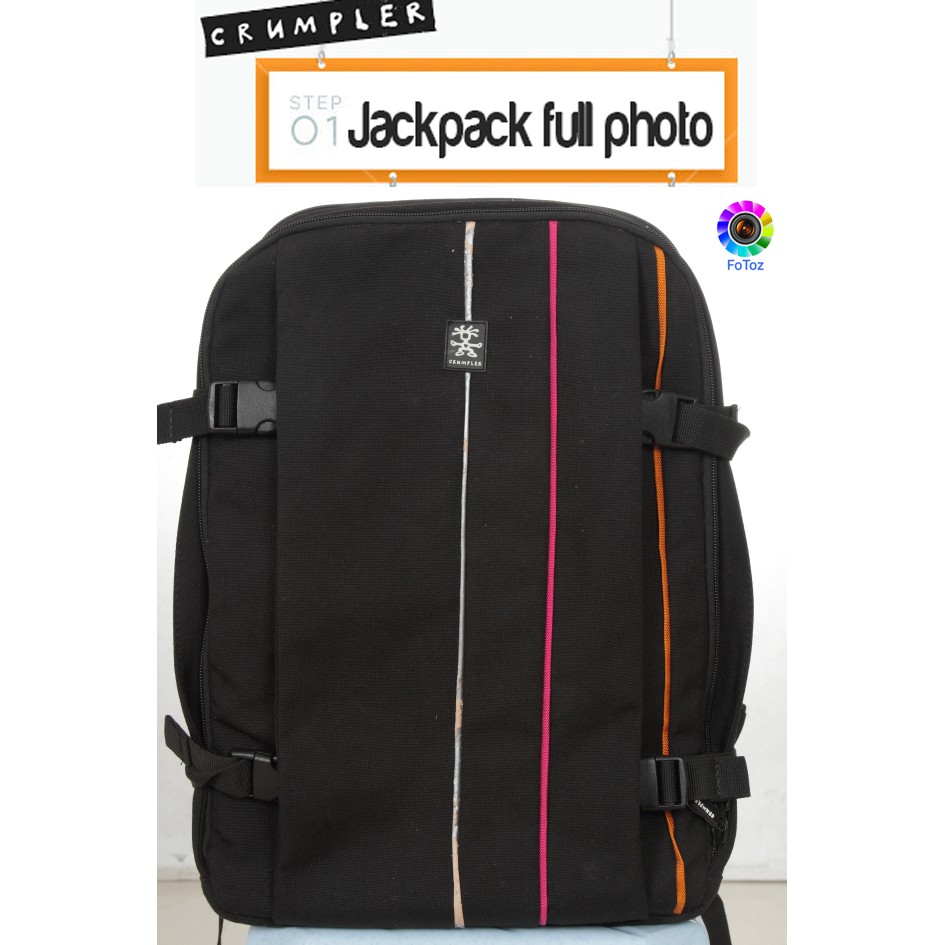 CRUMPLER BACKPACK ORIGINAL BLACK (used) | Shopee Malaysia