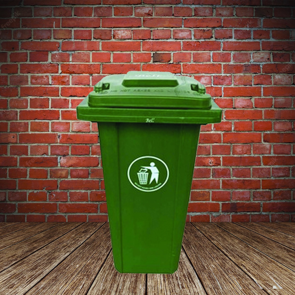 Green Dustbin 100L/120L/240L with Wheels [ LIMITED PURCHASE Maximum 2