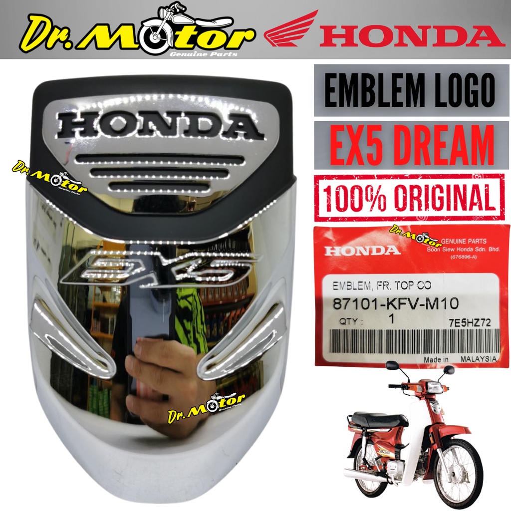 100% ORIGINAL HONDA EX5 DREAM EMBLEM LOGO HORN DEPAN LAMBANG HORN ...