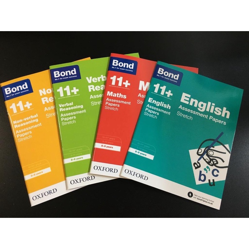 Oxford Bond Assessment Papers Stretch: English Math verbal Reasoning ...