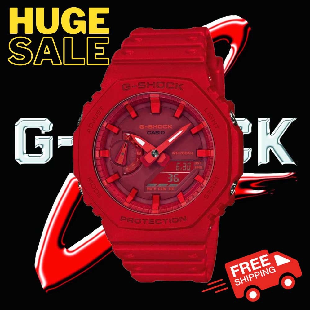 G shock outlet red colour