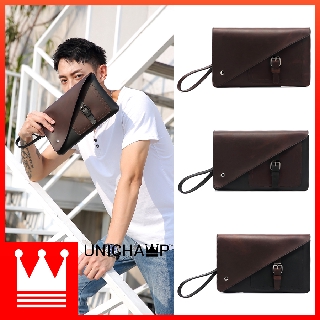 Ready Stock!! Men Clutch Bag Mens PU Hand carry Clutch Bag Long Wallet Beg  tangan