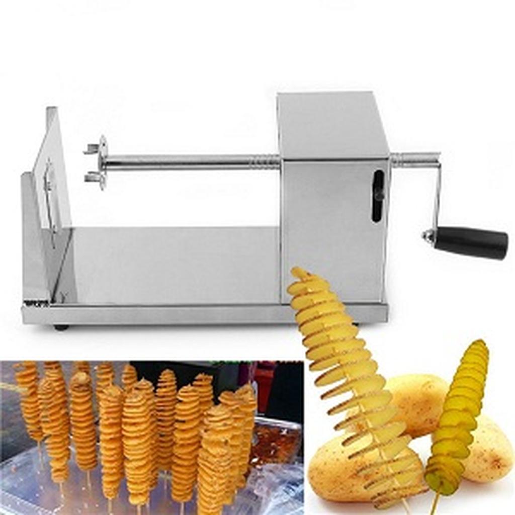 🔥Ready Stock🔥Spiral Potato Slicer mesin kentang putar potato roller