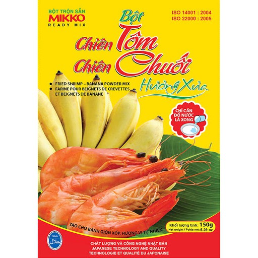 Huong Xua Mikko banana fried shrimp flour pack 150g | Shopee Malaysia