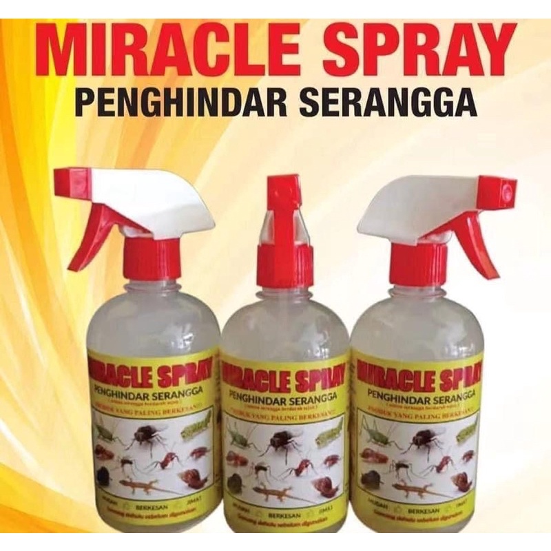 MIRACLE SPRAY 500ML Ubat organik Tanpa Racun (Ready Stock ) Shopee
