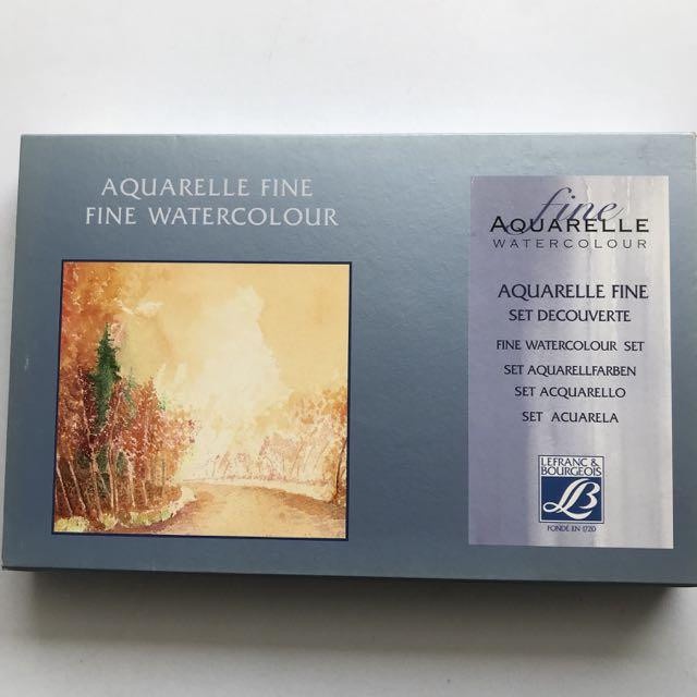 Lefranc & Bourgeois Fine Aquarelle Watercolor Set (Clearence Sale Rm300 ...