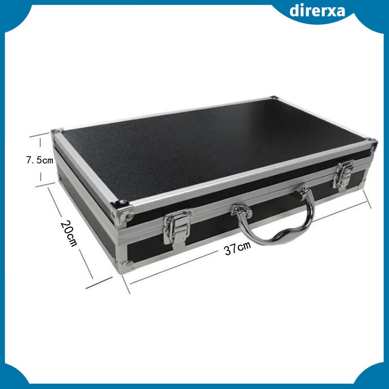 [direrxaMY] Carrying Case Mic Toolbox Instrument Box with Sponge