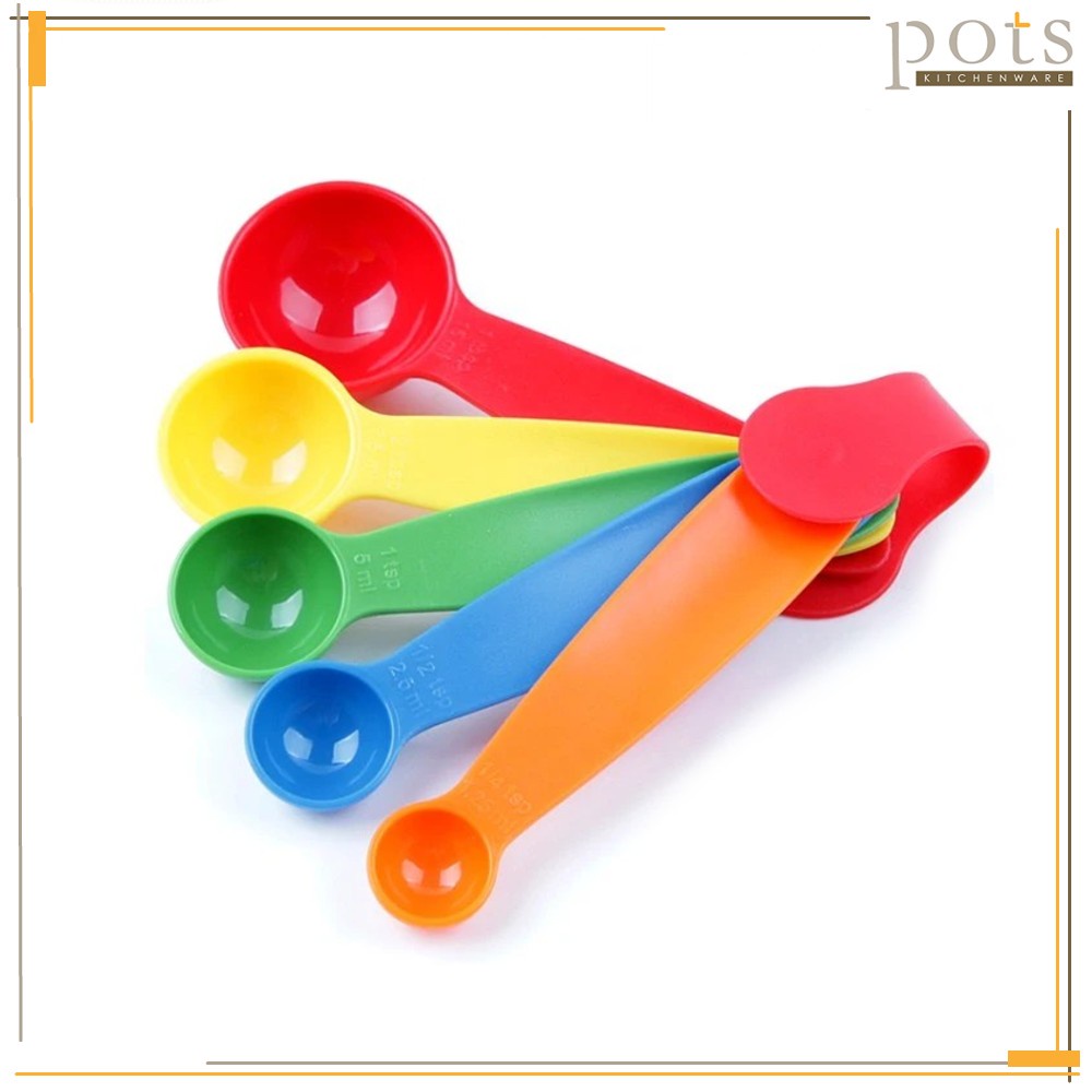 5pcs Set Baking Measuring Cup Measuring Spoon Sukatan Cawan Sudu ...