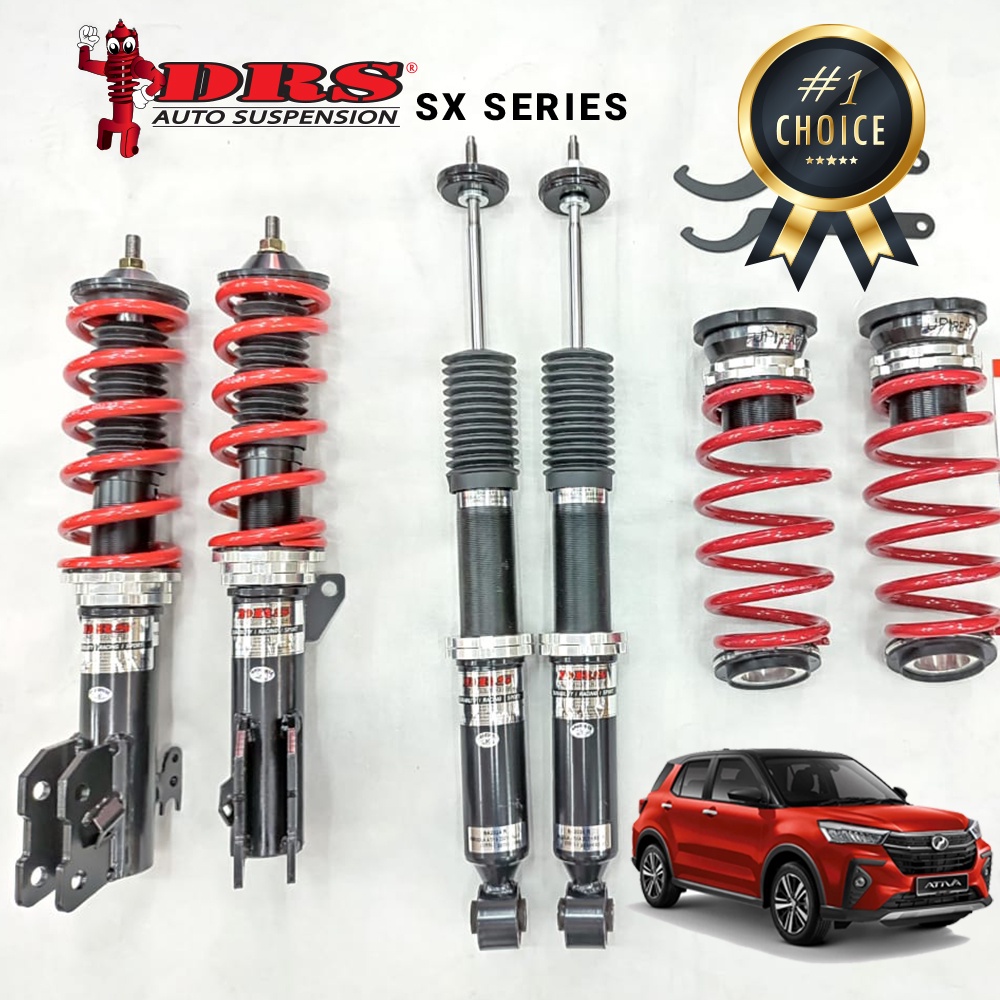 🔥DRS High Low Body shift Adjustable Absorber / Suspension Perodua Ativa