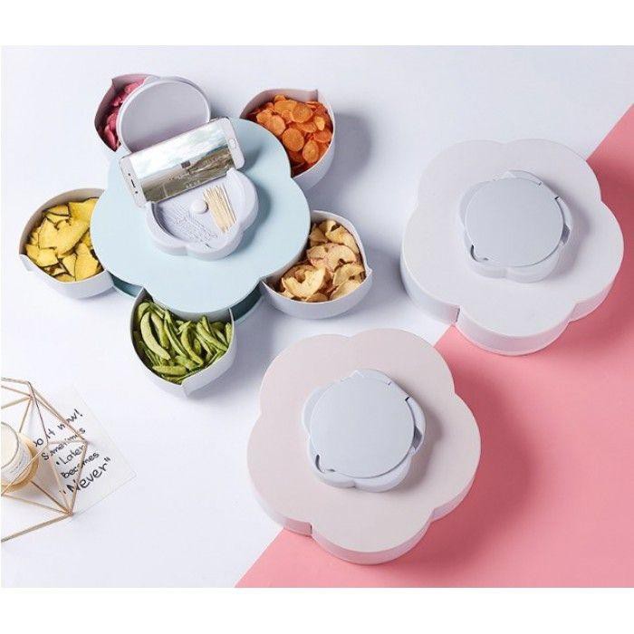 ROTATABLE SNACK CANDIES BOX WITH HAND PHONE HOLDER | Shopee Malaysia