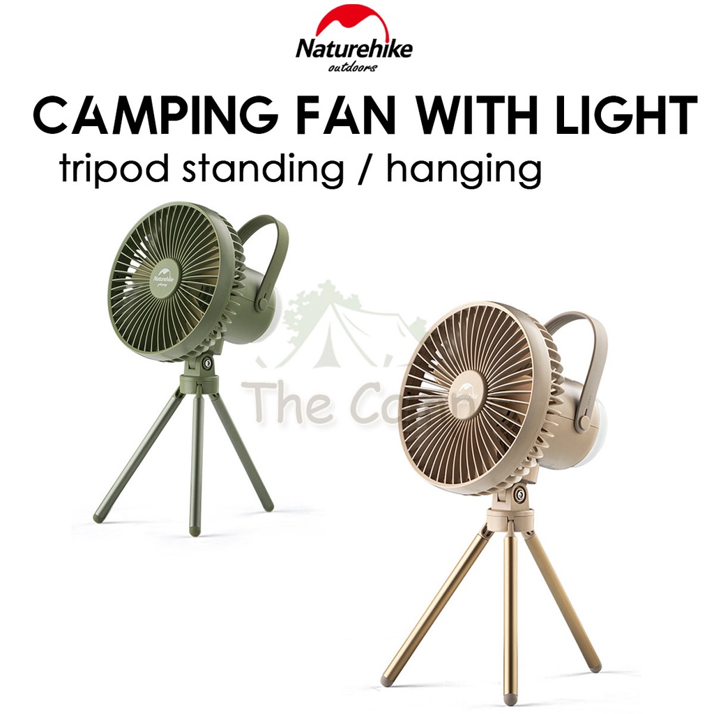 Naturehike Camping Fan with Tripod & Light –
