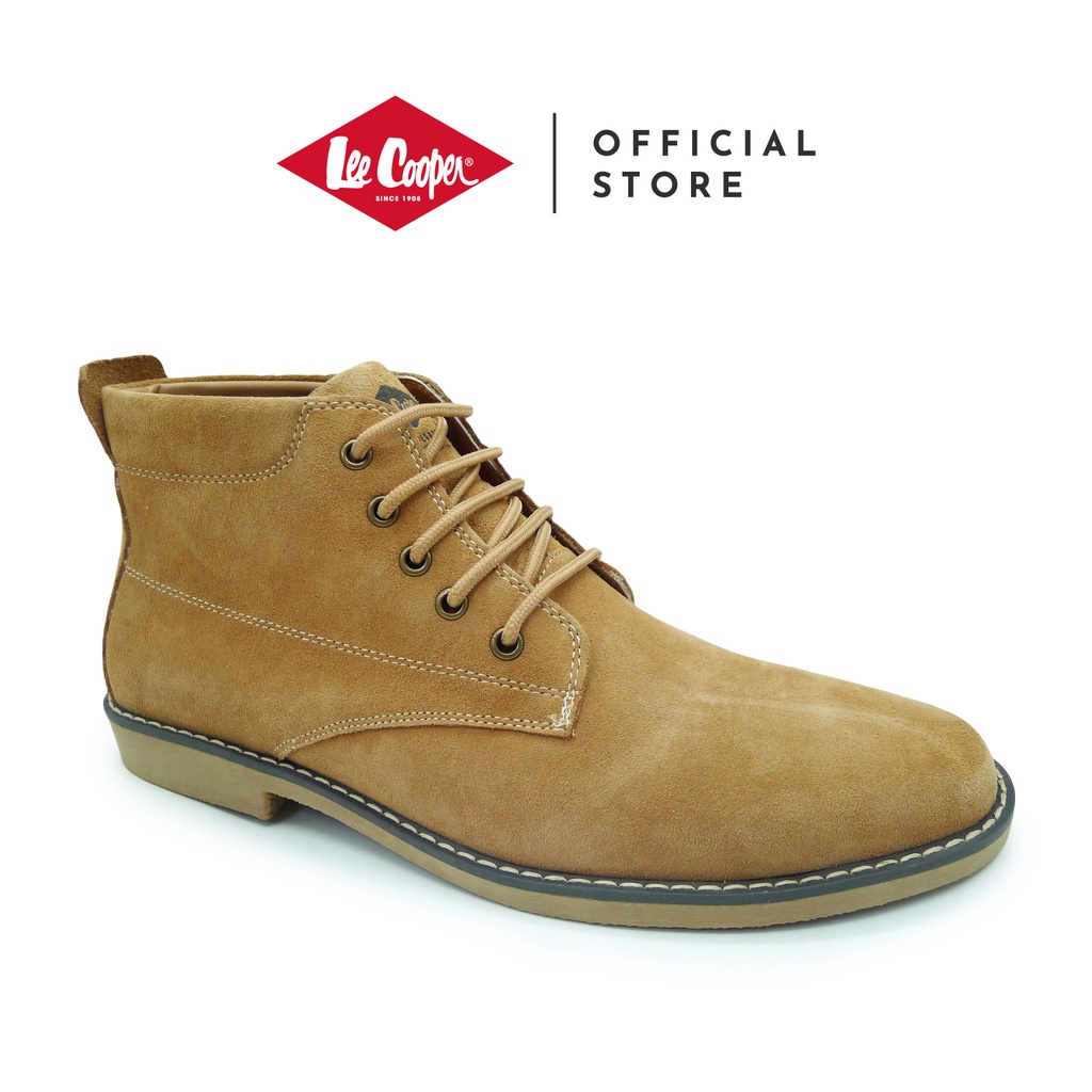 Lee Cooper Men s Lace Up Ankle Boots AI658 Shopee Malaysia