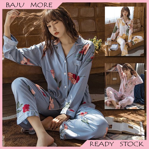 READY STOCK Women Tops Sexy Sleeping Dress Wear Baju Tidur Pjamas Seksi  Perempuan Night Wear