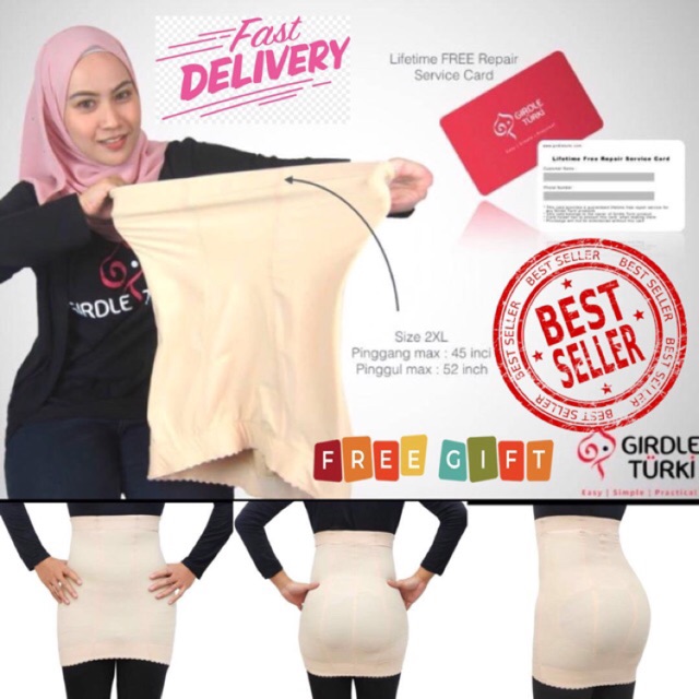 🔥🔥Best buy LIFETIME WARRANTY Girdle 3 in 1,Girdle Turki ,girdle 3 dalam