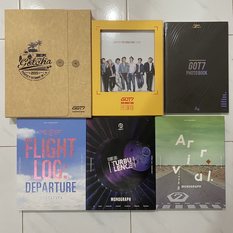 [READYSTOCK | GOT7] Full Set Photobook / Monograph (Gotcha LA / Eyes On ...