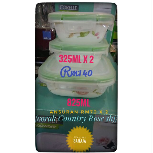 Corelle Snapware READY STOCK utk POS ke Sabah/Sarawak | Shopee Malaysia