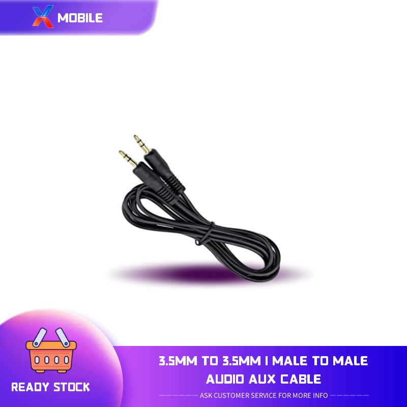 3.5mm to 3.5mm Male to Male Headphone Jack Converter Aux Cable [1