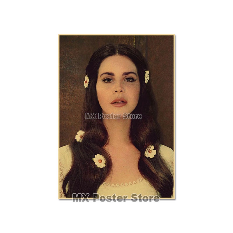 Lana Del Rey Singer Kraft Paper Poster Vintage Born To Die Ultraviolence Posters Wall Art 3928