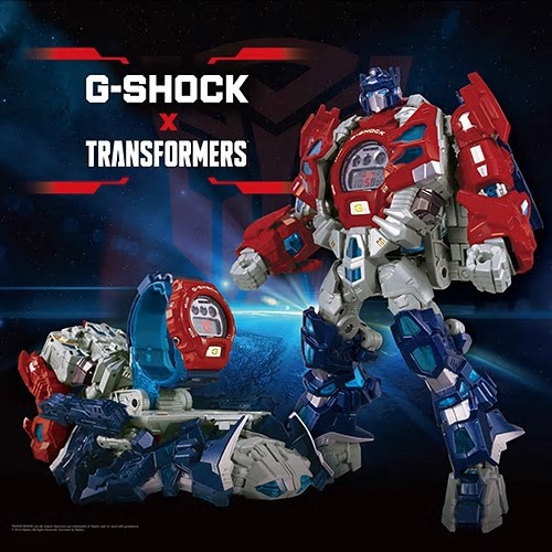 G shock 2024 optimus prime watch