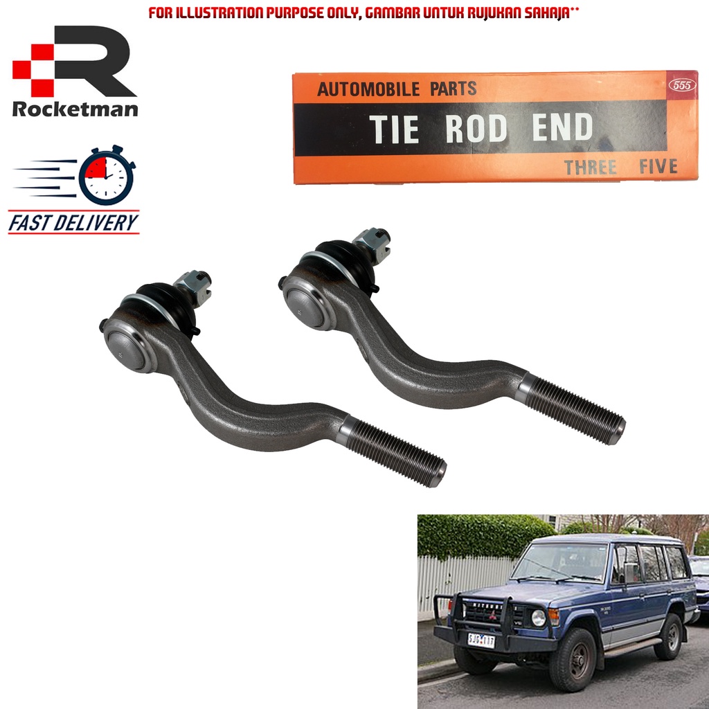 THREE FIVE TIE ROD END INNER MITSUBISHI PAJERO DIESEL LO47 LO49 (2PCS ...