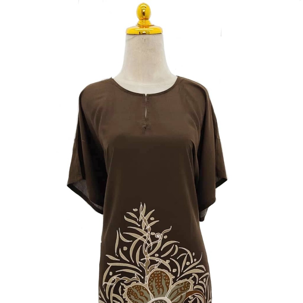 C204 Baju Kelawar Batik Perempuan Dewasa Lengan Pendek Free Size M Xxl Shopee Malaysia