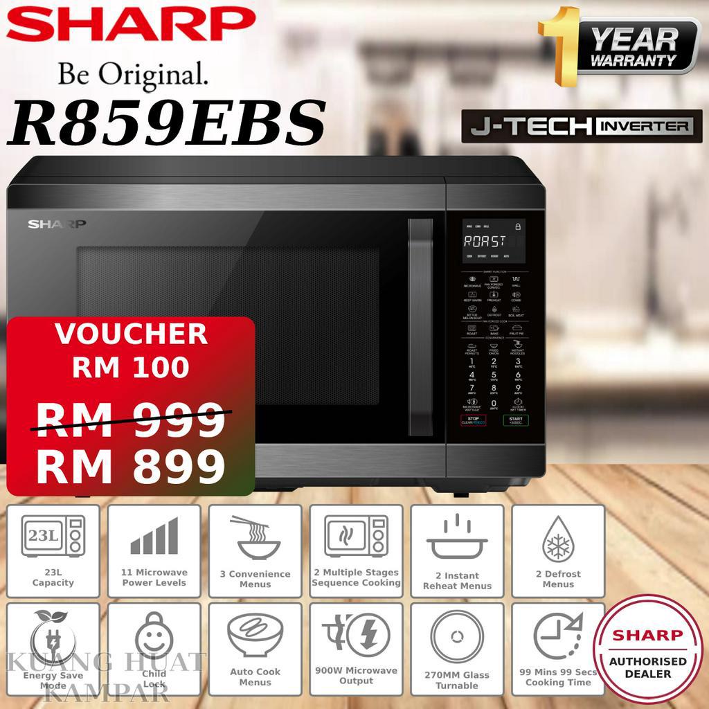 SHARP 32L JTECH INVERTER MICROWAVE OVEN WITH CONVECTION R859EBS