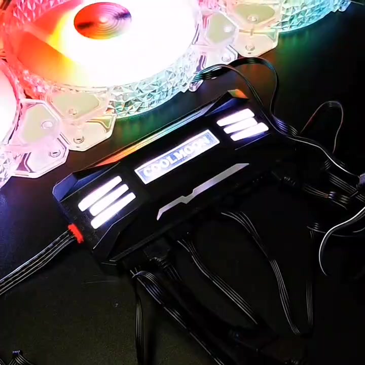 {ReadyStock}CoolMoon ARGB Controller FAN HUB Remote Control 5V 3PIN ...