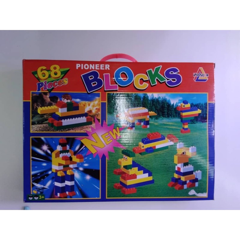 (ready stock) building blocks brick lego kids toys 68pcs | Shopee Malaysia