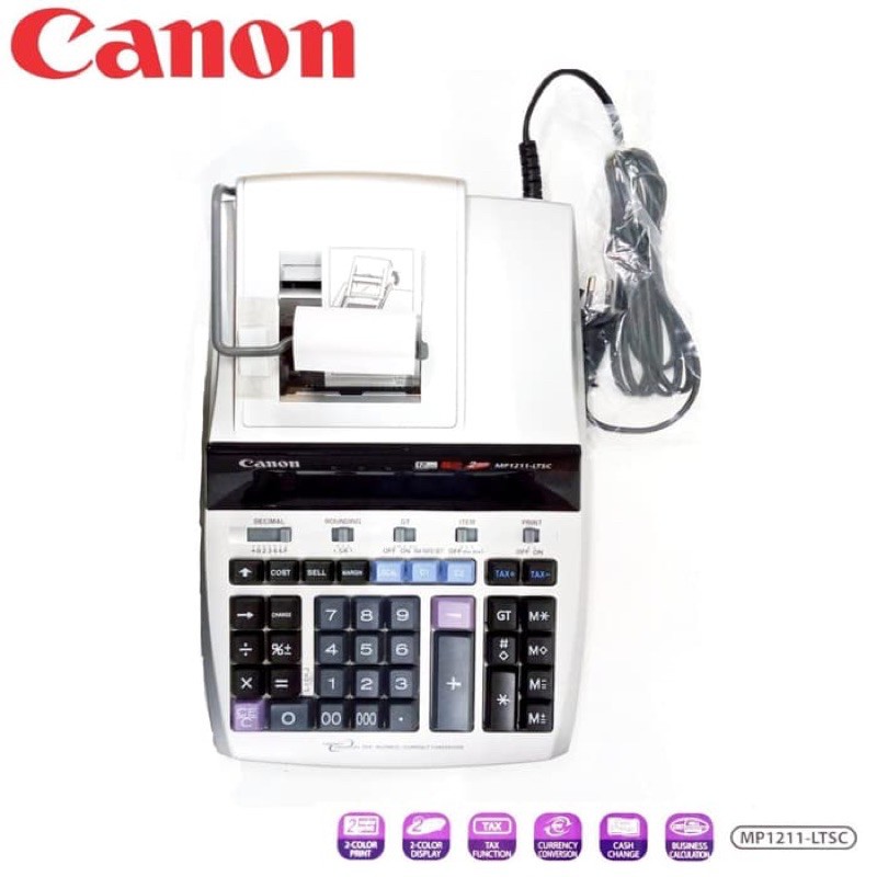 Canon MP1211-LTSC LCD 12 Digits Printing Calculator | Shopee Malaysia