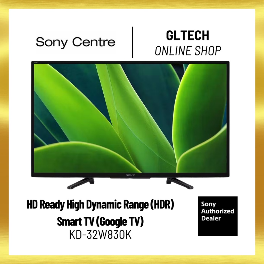 Sony [KD32W830K] 32 inch HD Ready Bravia Google TV 32W830K KD32W830K