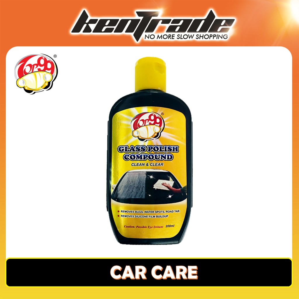 TOP 99 Car Glass Polish Clean & Clear Compound 200ml Shopee Malaysia