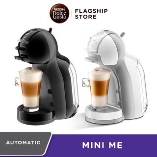 Nescafe Dolce Gusto Mini Me Automatic Coffee Machine Starter Kit by  De'Longhi - Arctic Grey and Black Anthracite