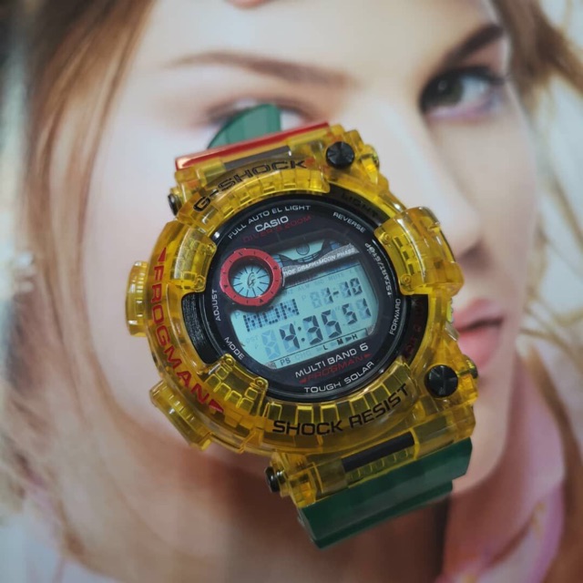 GSHOCK FROGMAN RASTA JELLY PREMIUM GRED Shopee