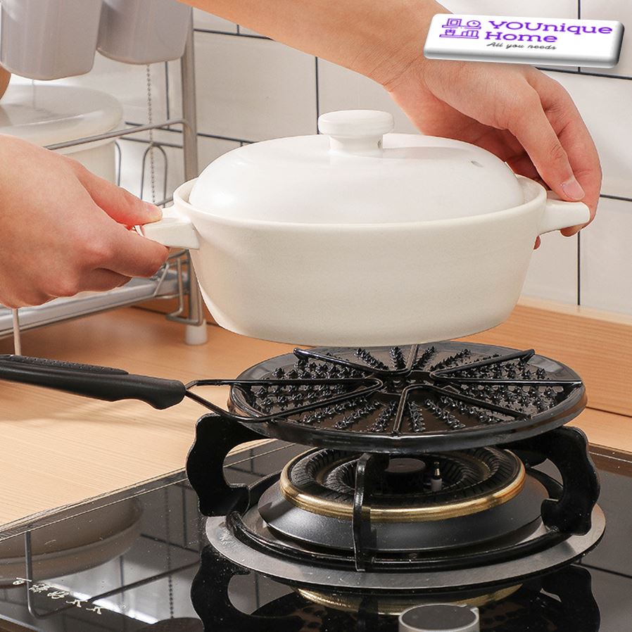 Gas Stove Flame Guard Simmer Enamel Ceramic Pot Induction Cooker Heat