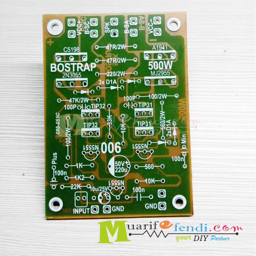 Pcb Power Amplifier Micro TEF 500watt Bostrap V2 | Shopee Malaysia