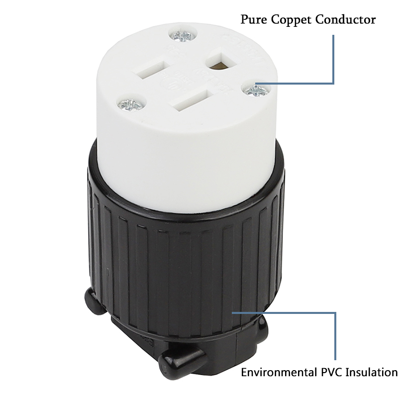 Female NEMA 515P US American UL Approved Power Plug Adapter Industrial