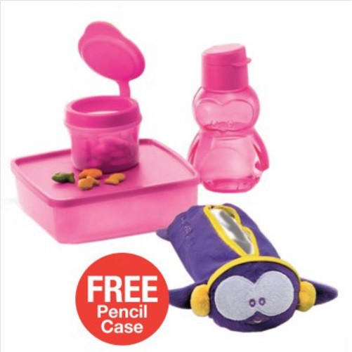 Tupperware Poppy Pink Meal Set | Shopee Malaysia