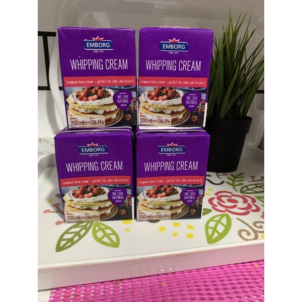 Whipping Cream / Anchor cooking 200ml FREE ICE PACK cake cooking