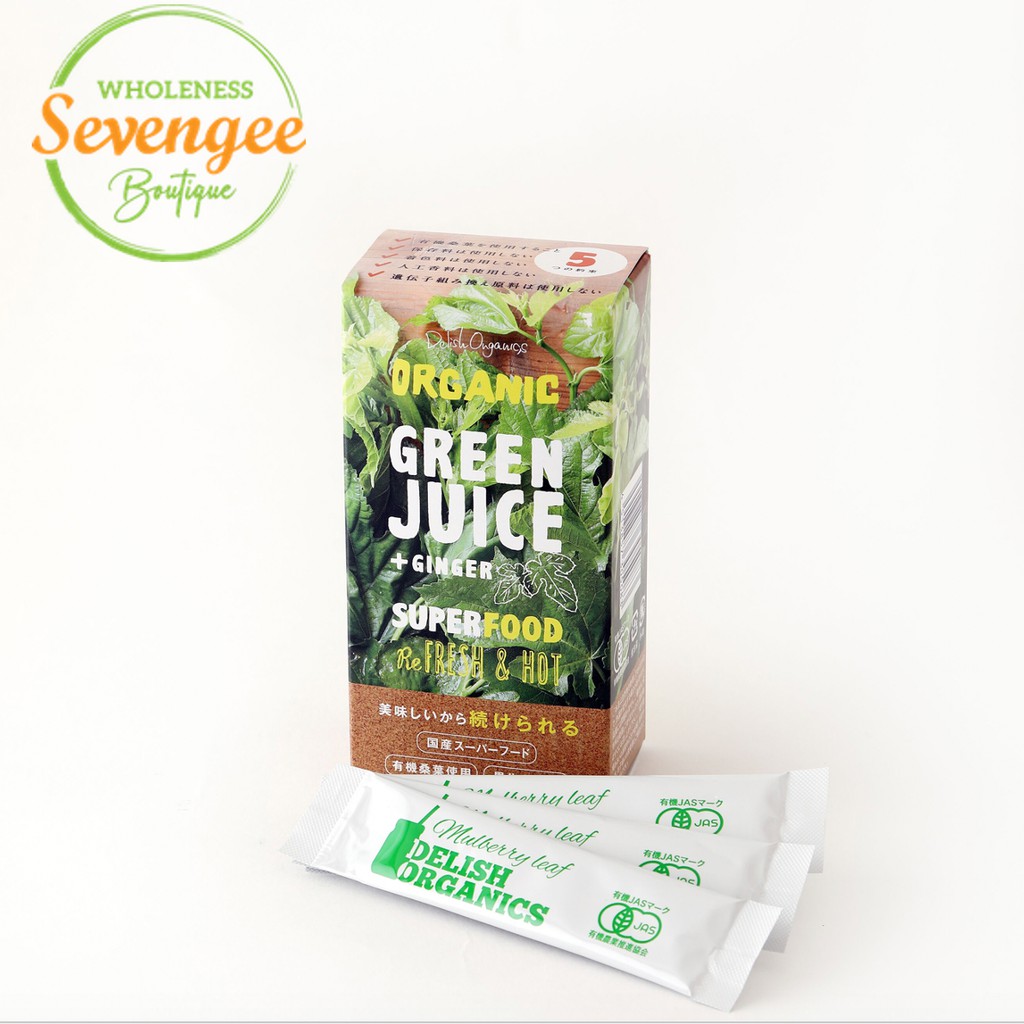 Delish Organics Green Juice Organic Mulberry Leaf Powder Excellent Fat