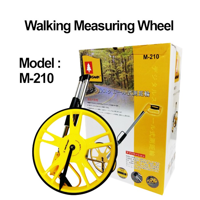 Measuring wheel deals in surveying