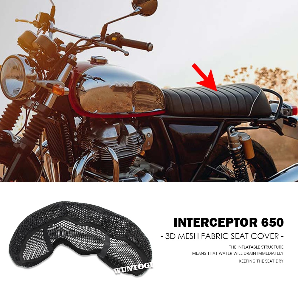 Interceptor 650 20182022 Accessories Motorcycle Cushion Seat Cover for Royal Enfield